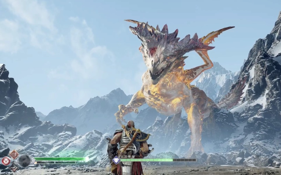 《战神4》最高难度无伤击杀boss——雷瑟莱尔_战神4