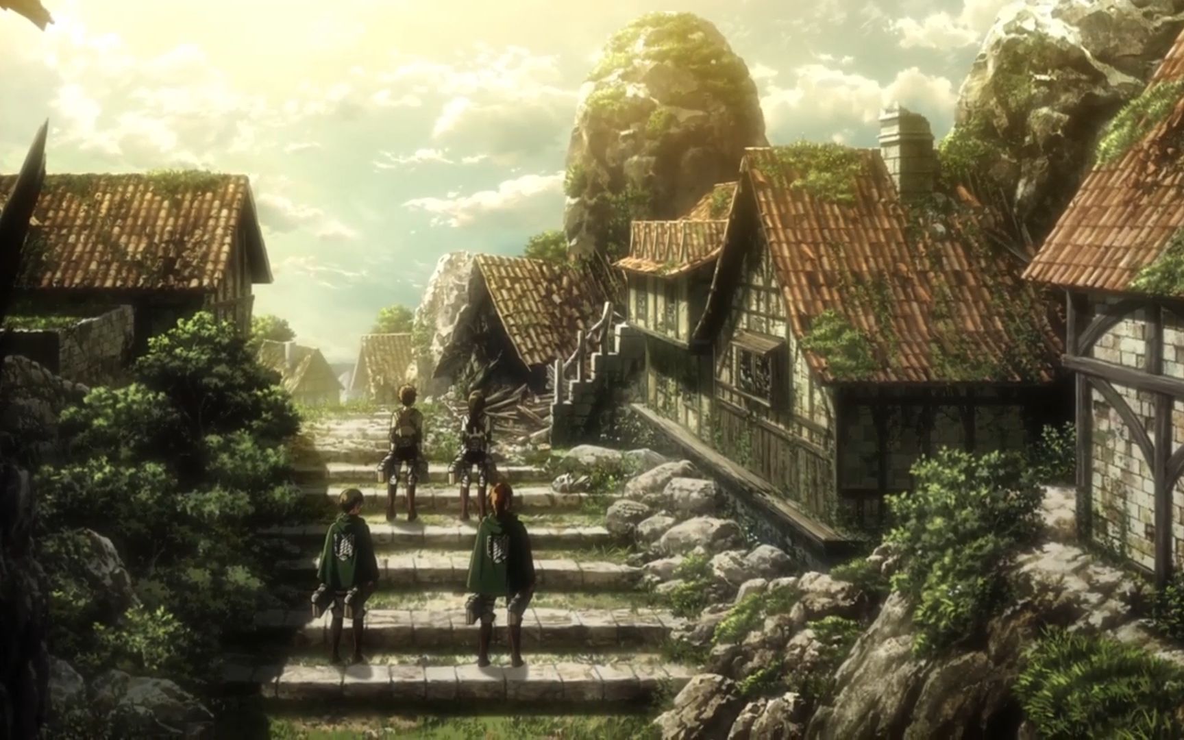 进击的巨人回到故乡的莎夏康尼艾伦