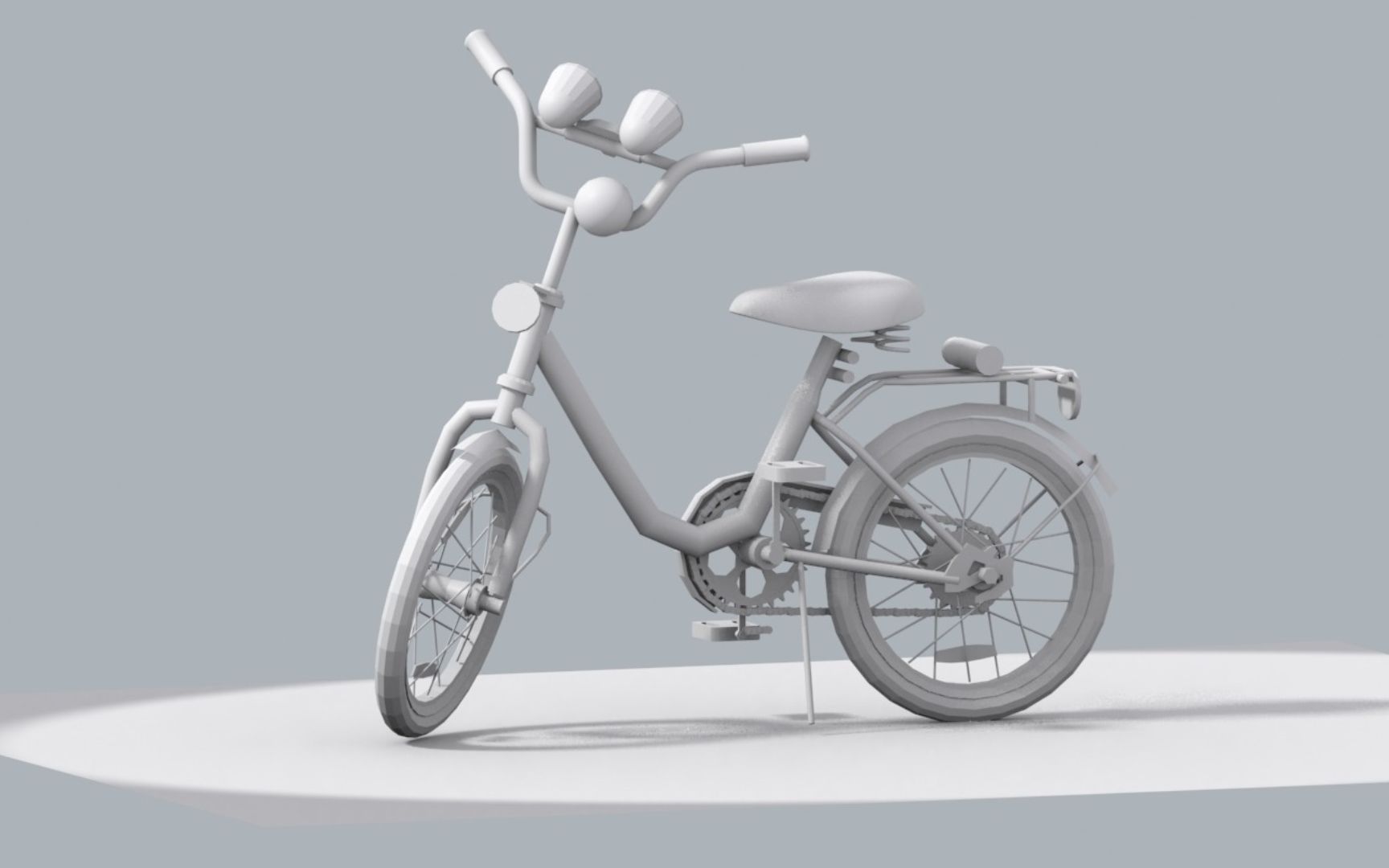 【3dmax建模】自行车模型制作,新手布线练习案例,3dmax入门基础教学