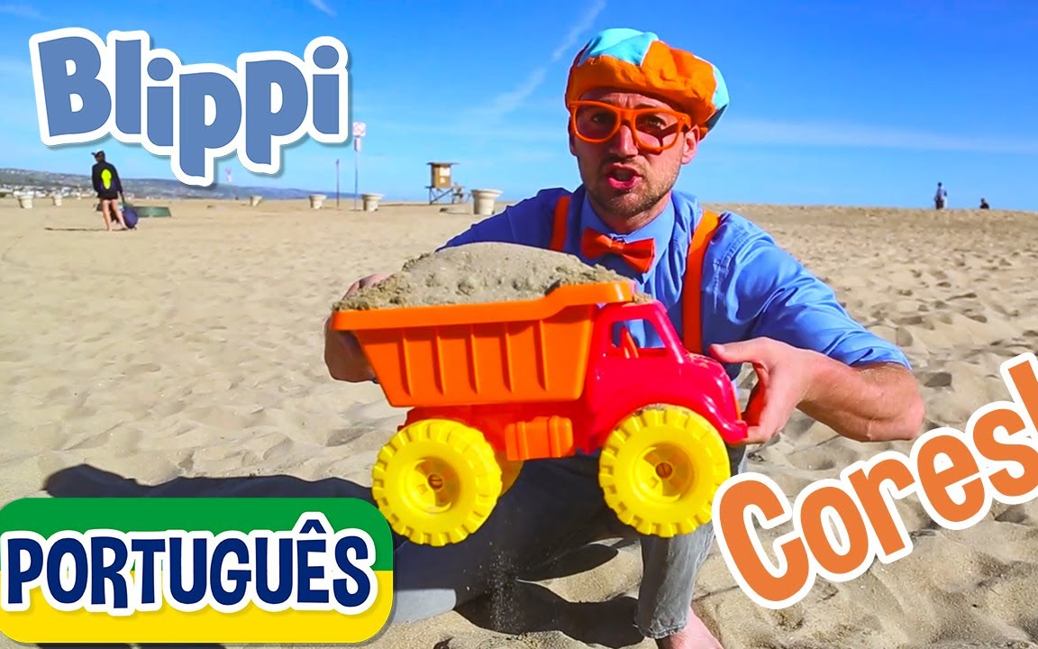 60Blippi Portugu㪳 Aprendendo Cores com Brinquedos V㭤eos Educativos para Cria哔哩哔哩bilibili