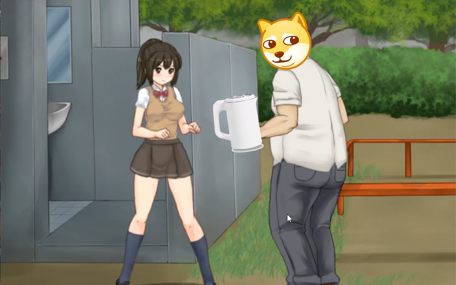 如果被大叔打败的话…… pc | 《公园格斗》-秋北风瑟-默认收藏夹