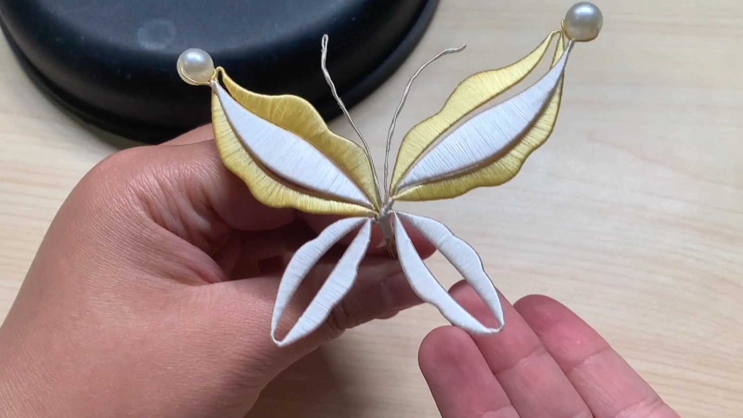 基础缠花材料包教程10:蝴蝶