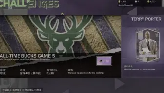 NBA2K23第七赛季名宿聚光灯—雄鹿队