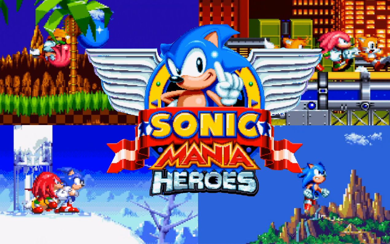 索尼克狂歡modsonicmaniaheroes你們熟悉的索尼克英雄