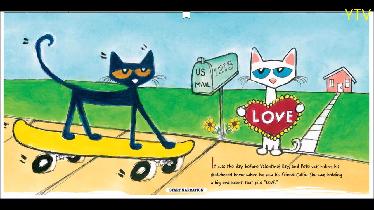 皮特猫情人节很酷经典英文绘本磨耳朵icanreadpetethecatvalentines