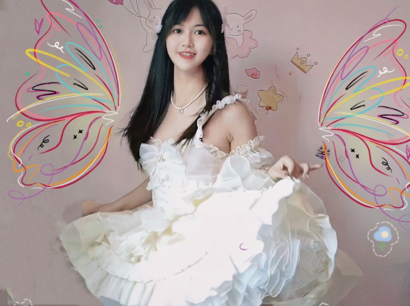 第一次穿lolita!78(^63^*)