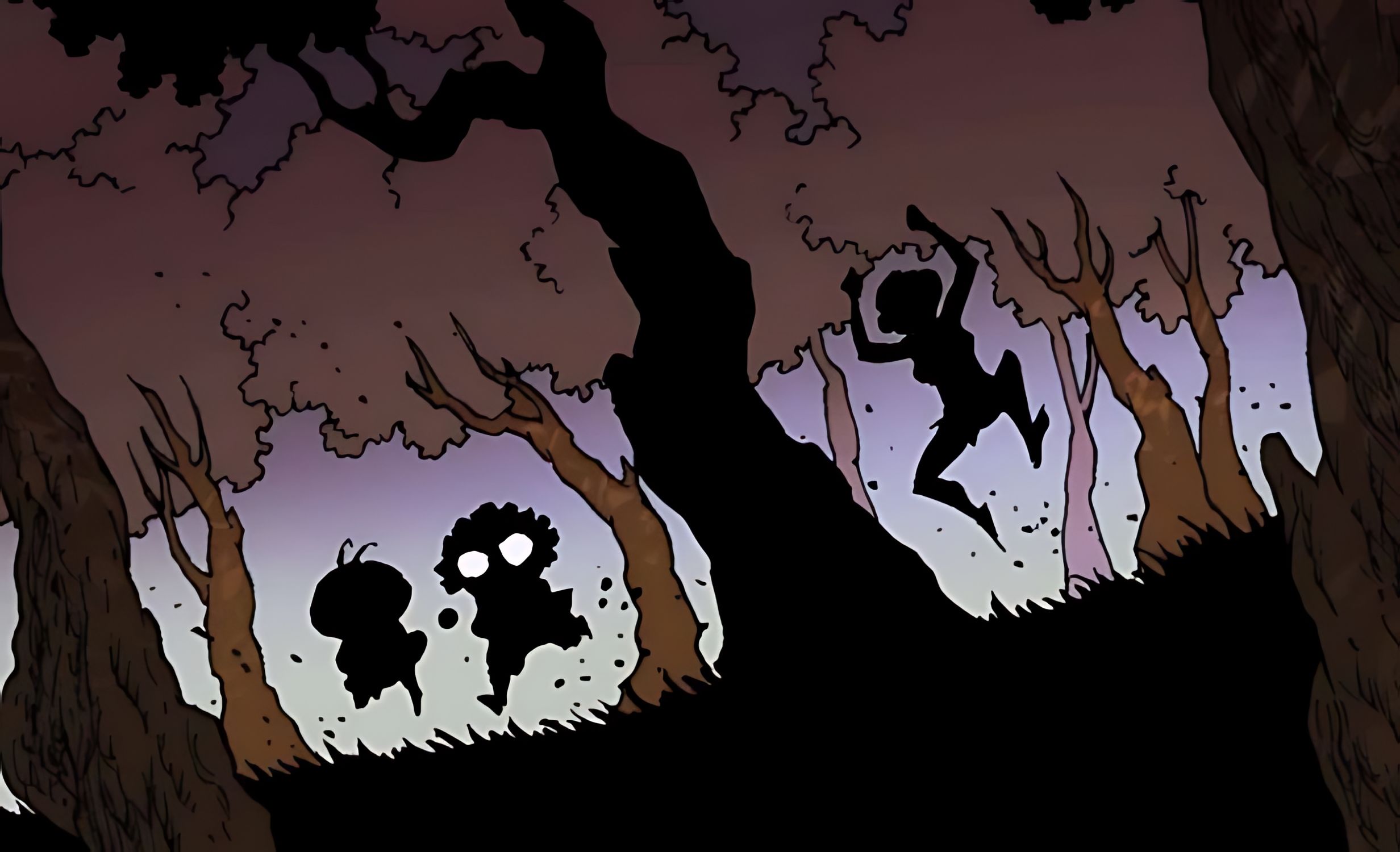 深夜出现的黑影