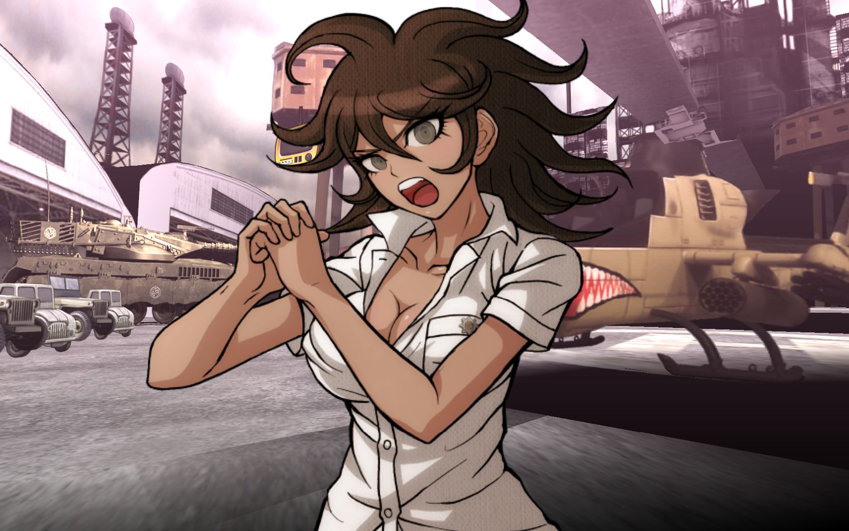 弹丸论破2爱岛模式终里赤音好感度对话收录外出券攻略军事设施篇