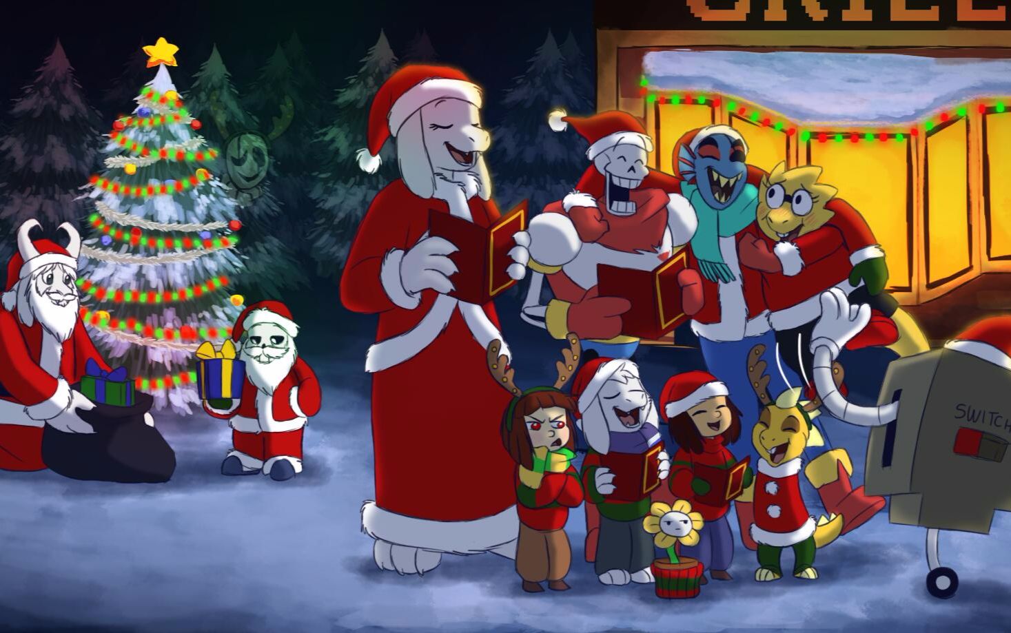 undertale au - snowdins theme_哔哩哔哩_bilibili