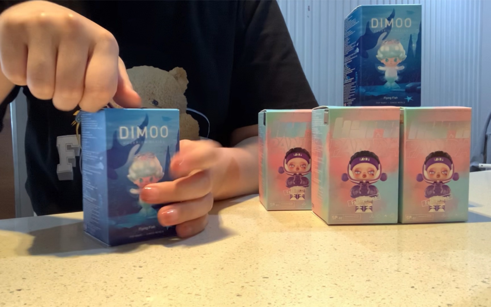 泡泡玛特dimoo水族馆sp二代拆盒