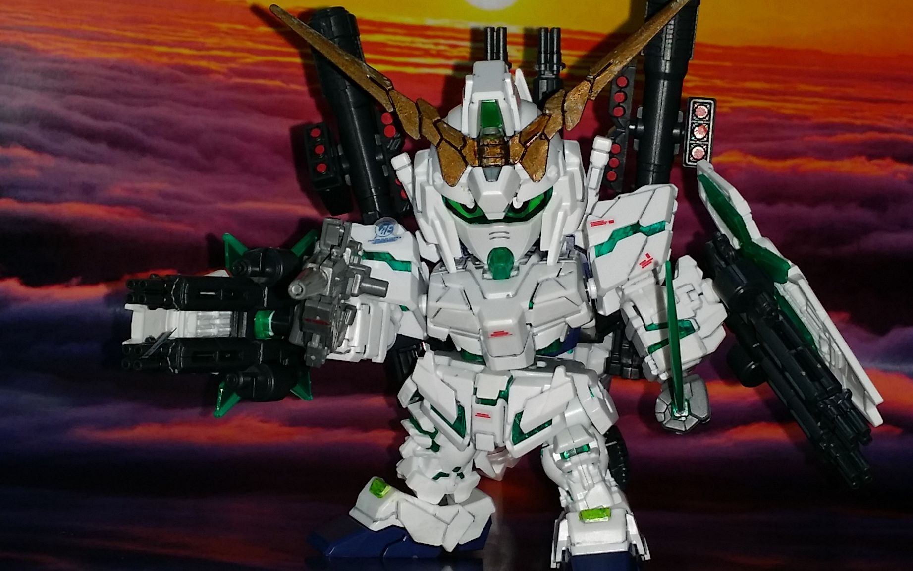 万代sd全装备独角兽开箱测评分享 顽皮鼠的玩具分享第164期