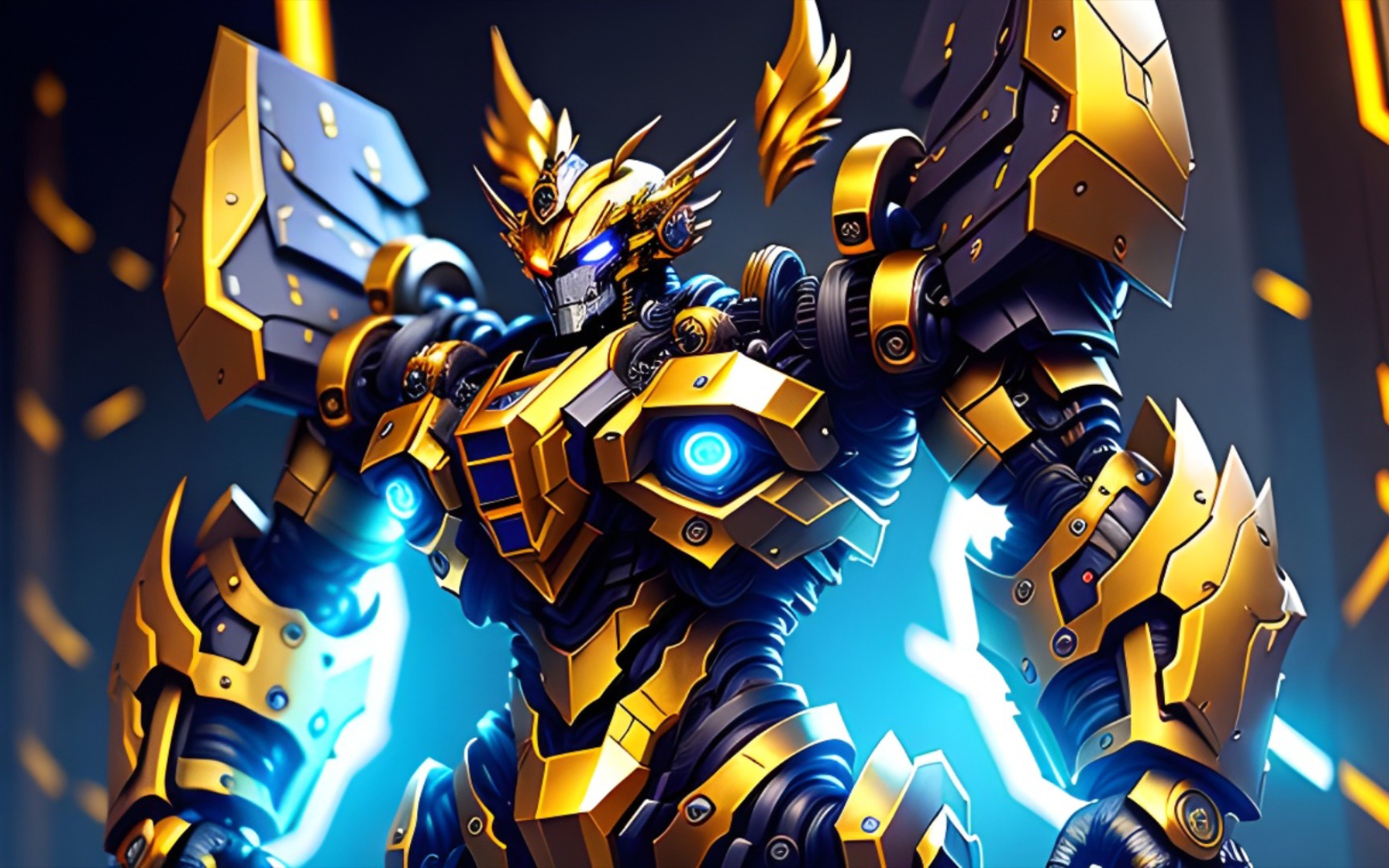 【赛博朋克】假如麒麟是一台机甲,多种风格变化