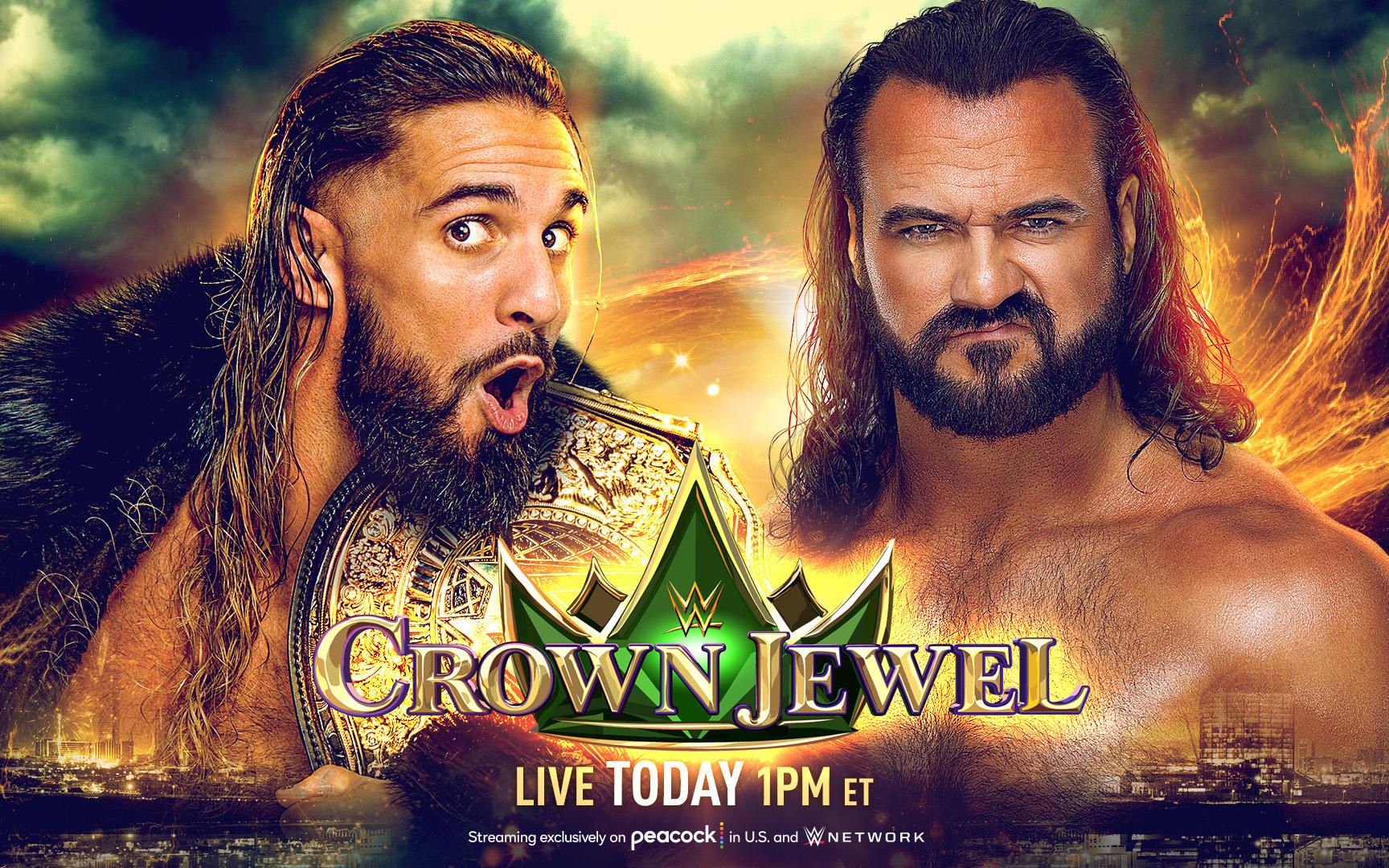 【wwe crown jewel 2023】seth freakin rollins vs drew mcintyre