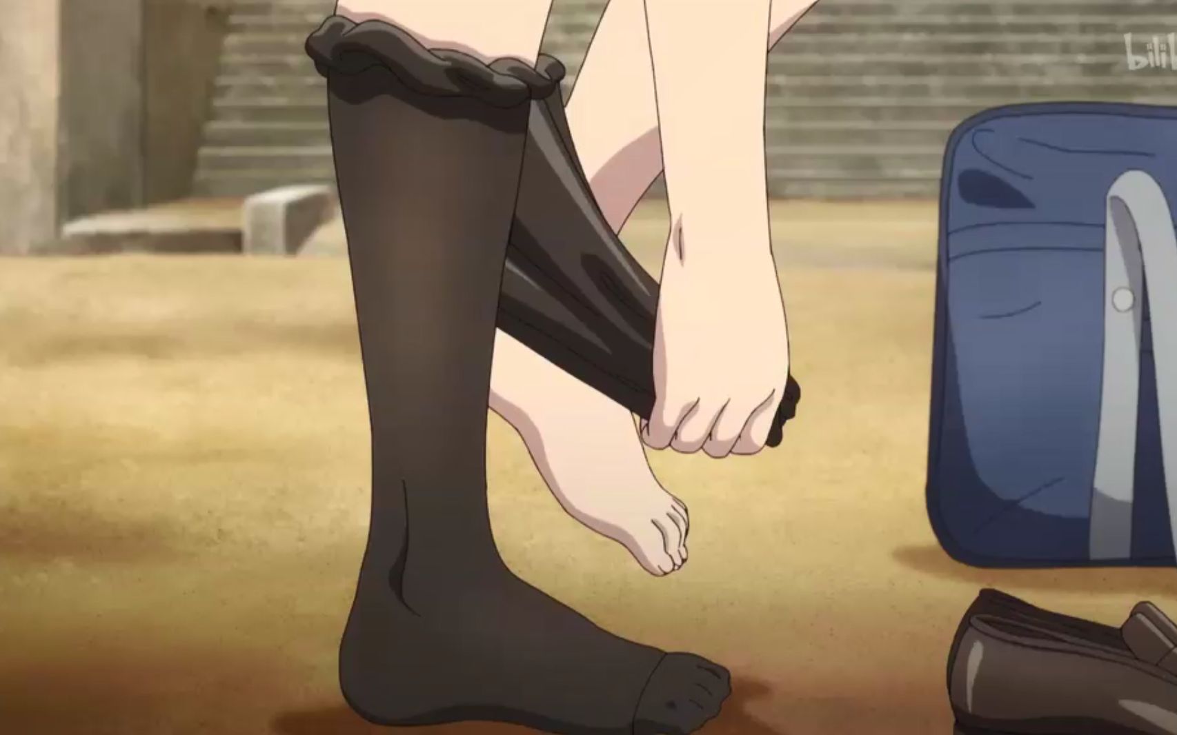 【动漫里那些脱长袜的瞬间】_哔哩哔哩 (゜-゜)つロ 干杯~-bilibili