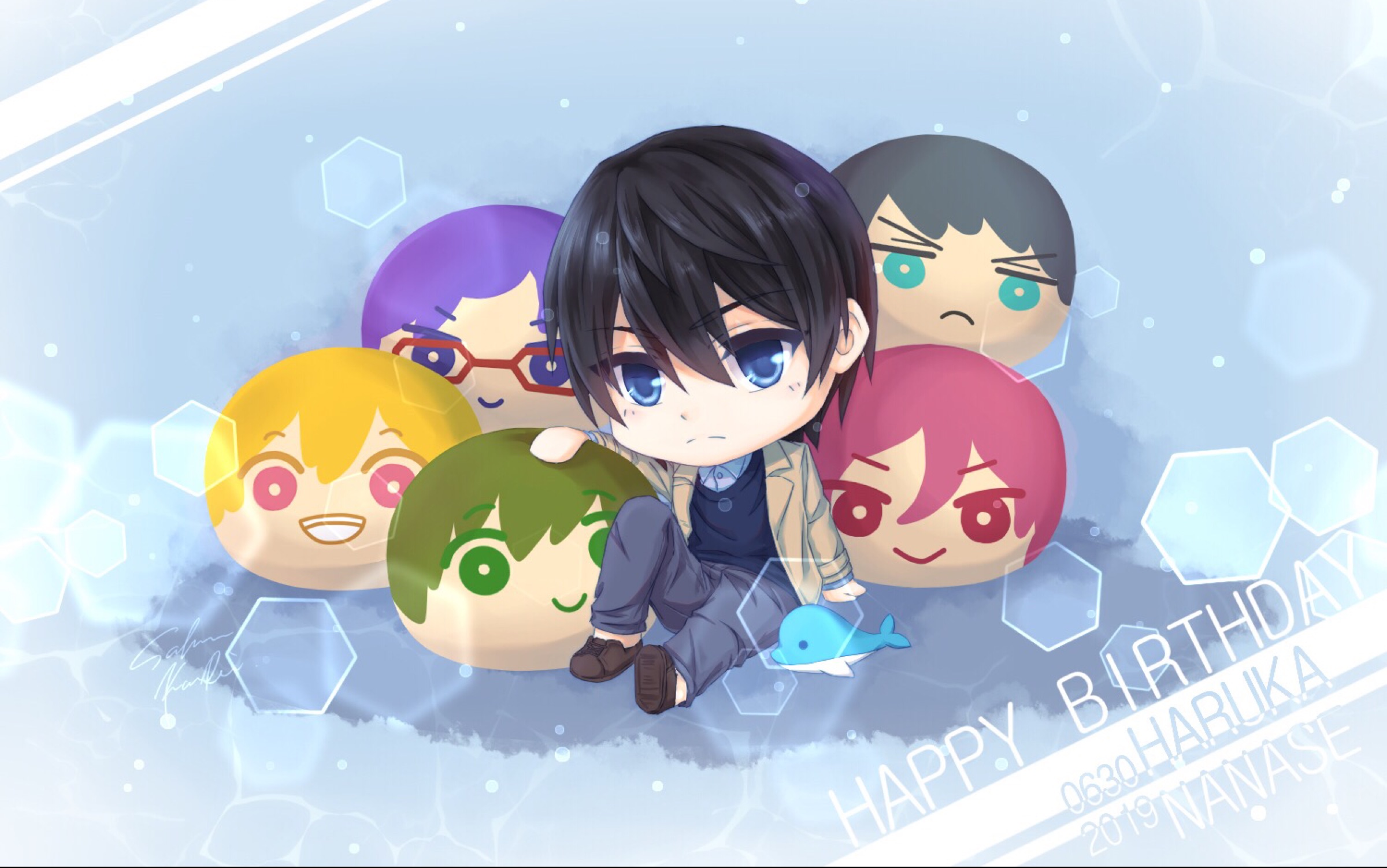 【free/七濑遥】哈鲁小天使生日快乐!