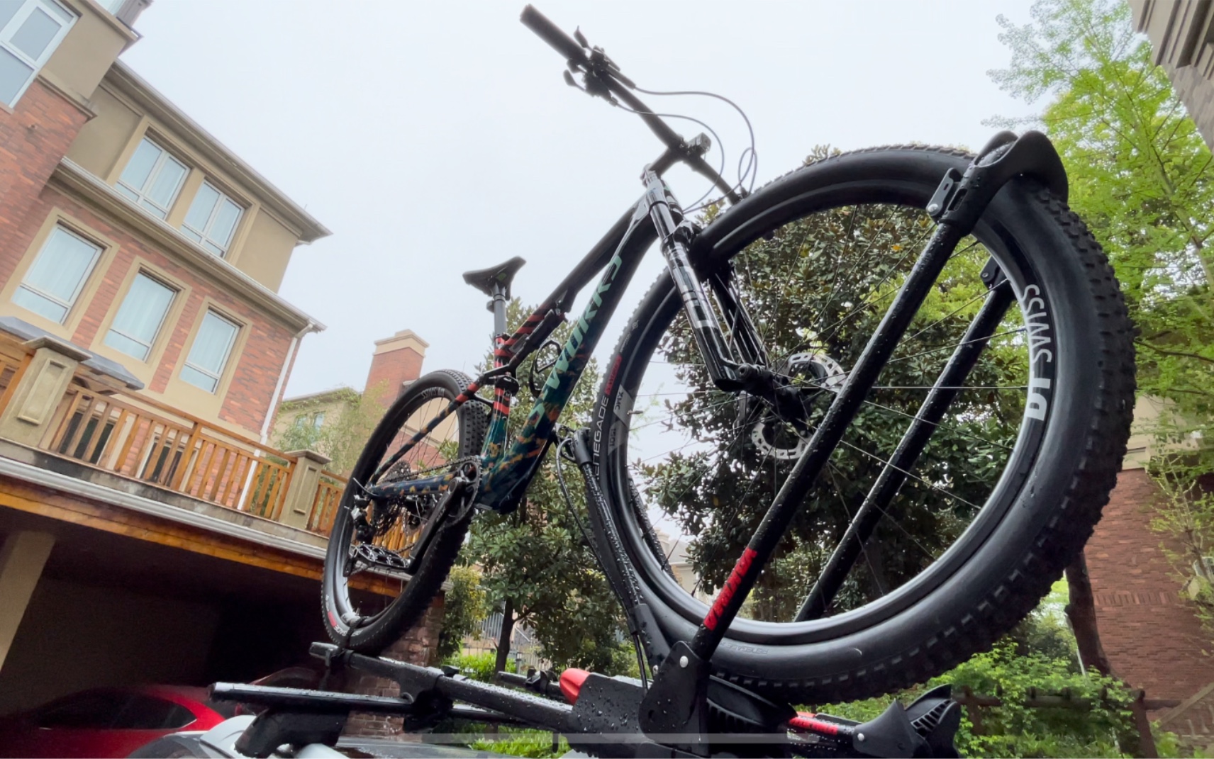 买到顶级油画涂装sworks新车架了真是难骑到当场砸车