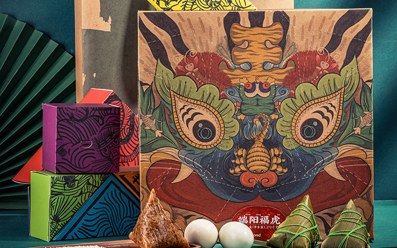 王的手创端午食粽艾虎面具制作教学视频