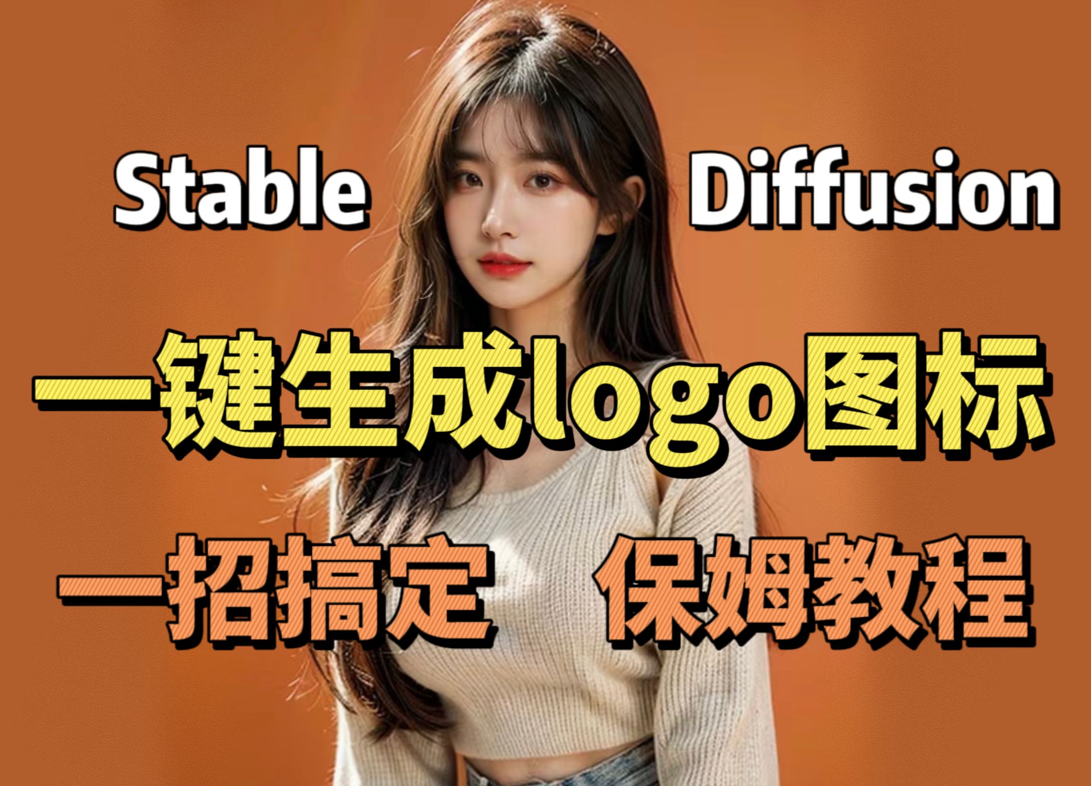 Logo设计师要失业了?用stable diffusion超快速生成logo!一看就会,有手就行!(附大模型/安装包)哔哩哔哩bilibili