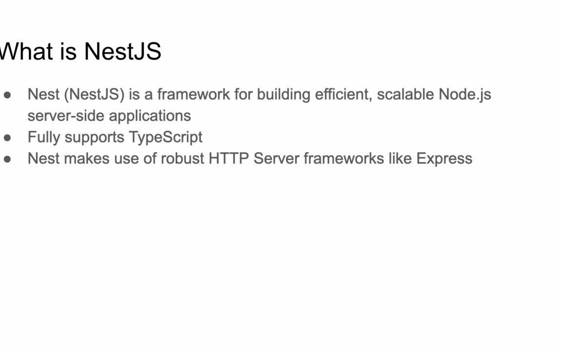 NestJs Framework哔哩哔哩bilibili