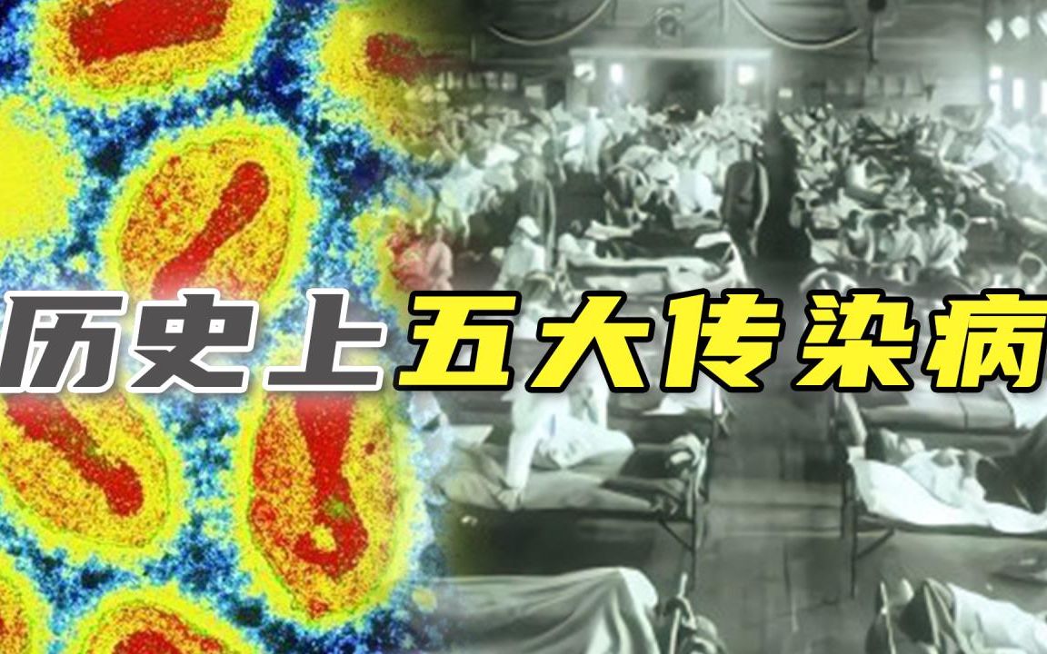 [图]历史上五大恐怖传染病，毒株不断地变异增强，病毒才是地球的主人？