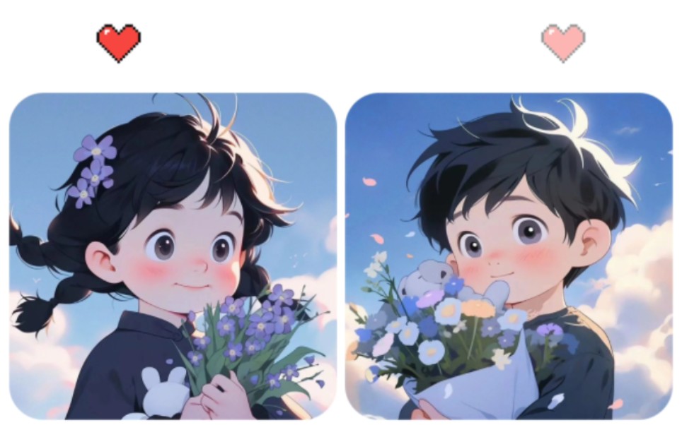 超好看的动漫情侣头像