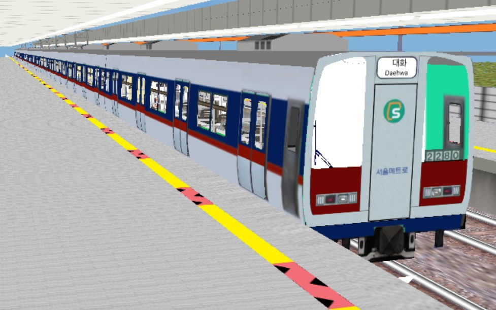 (挑战超长线)【hmmsim2】首尔地铁10号线(虚拟线路)(松内→松内)外环