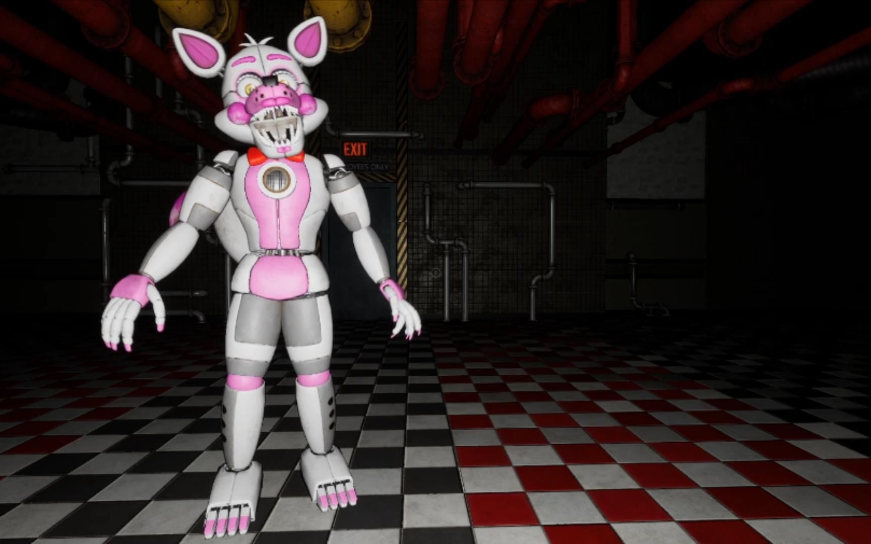 【霜霖】玩具熊的五夜后宫:需要帮助.这关还可以左右走的?暗室.