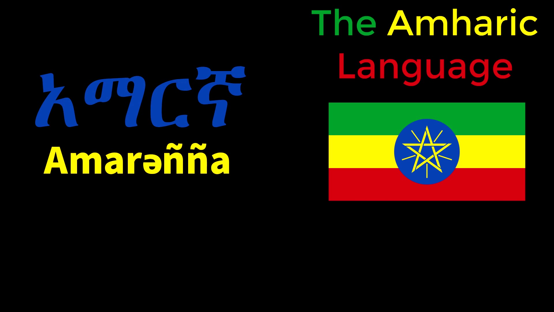 【Langfocus】阿姆哈拉语 Amharic  A Semitic language of Ethiopia哔哩哔哩bilibili