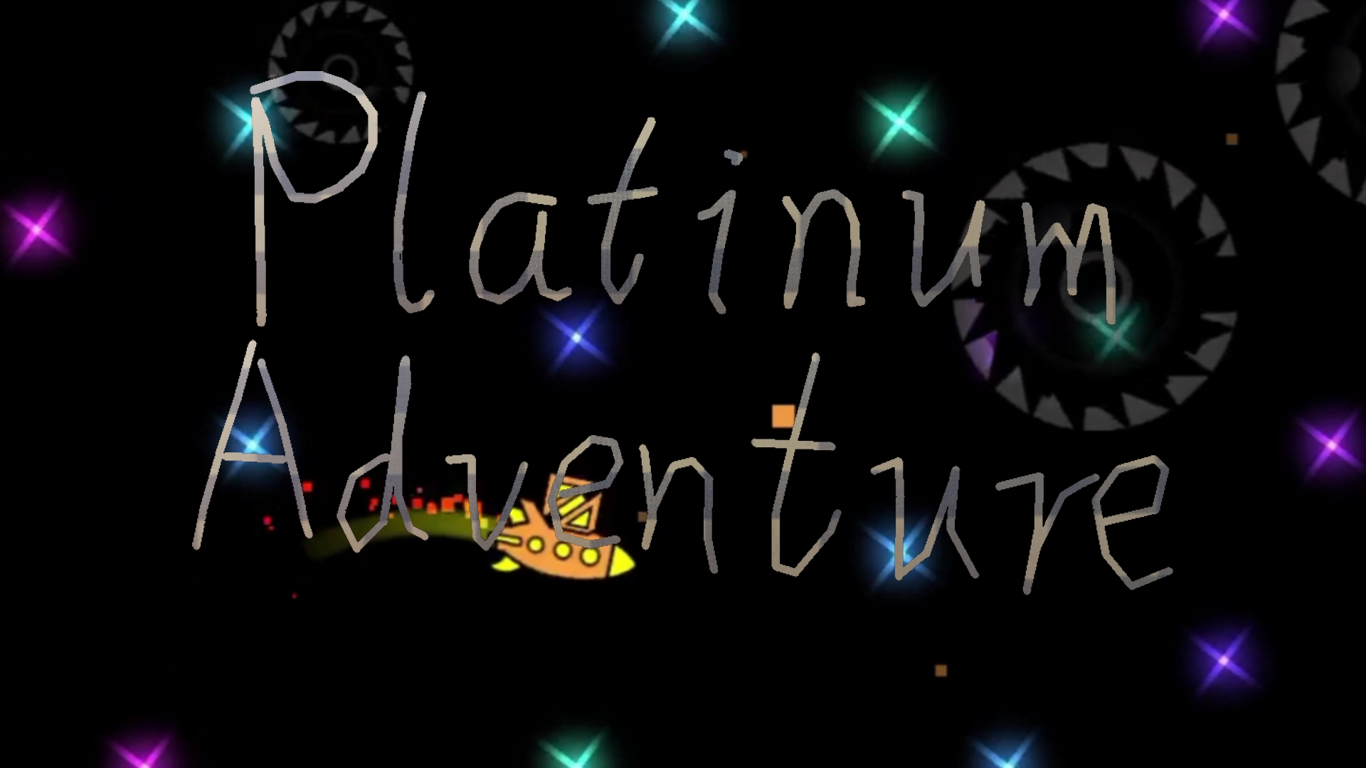 Platinum Adventure 100% 1 coin(2nd demon)几何冲刺