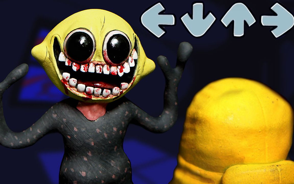 [fnf]在我们中间制造真正的柠檬恶魔真主党杀死雕塑游戏中时光倒流