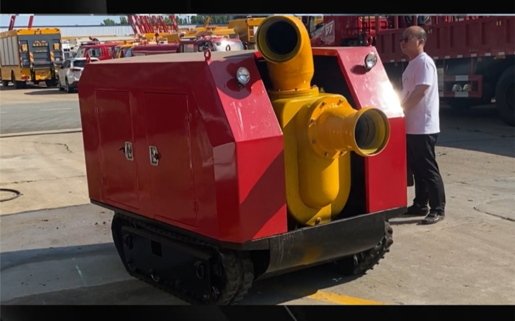 神奇工具-履带式自行走排水机器人