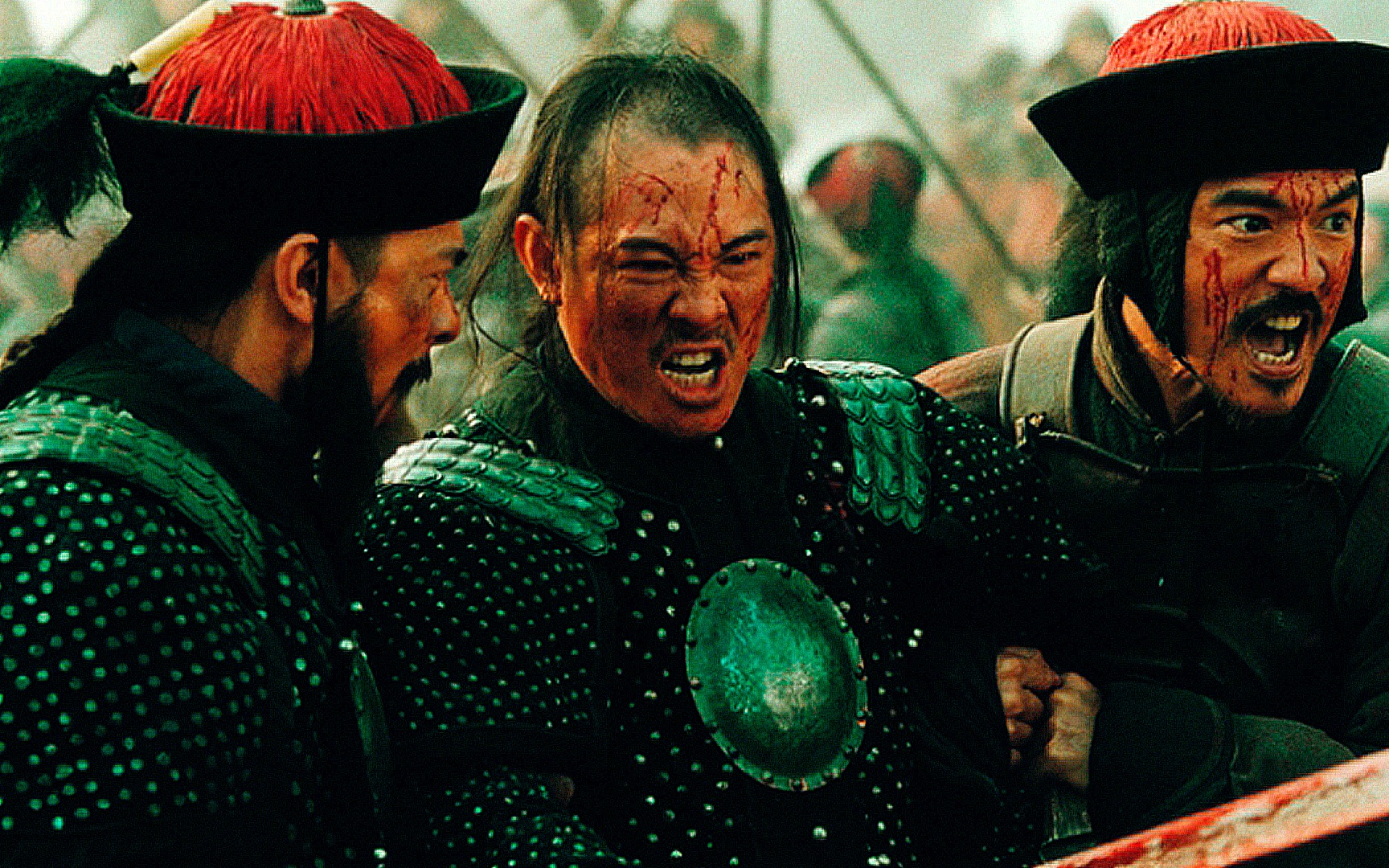 李连杰,刘德华,金城武三兄弟联手驰骋战场杀敌,大场面拍摄揭秘