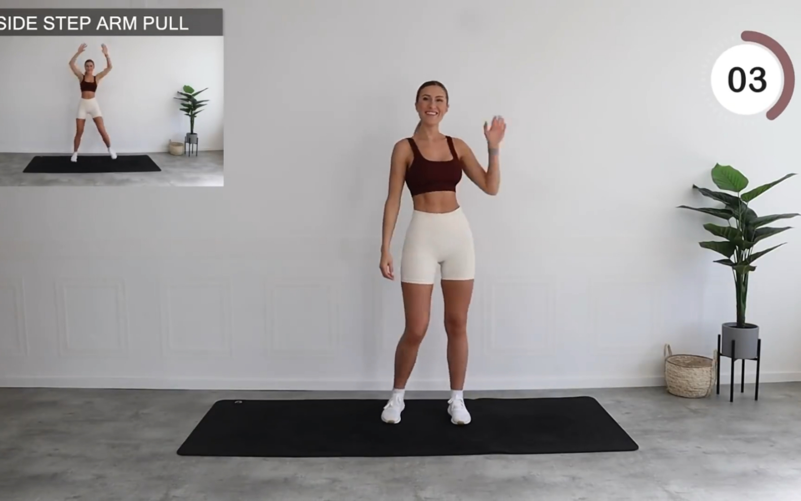 【Eleni Fit】30分钟400卡无跳跃站立有氧燃脂HIIT 哔哩哔哩