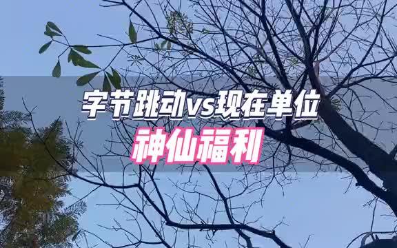 【字节跳动待遇】新年福利还满意吗?今天带大家看看字节跳动和现在单位的神仙福利哔哩哔哩bilibili