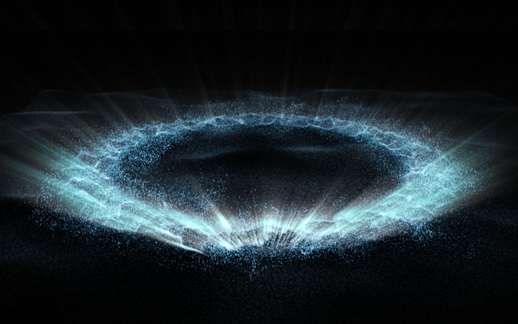 记录制作的一个水波纹粒子特效展示