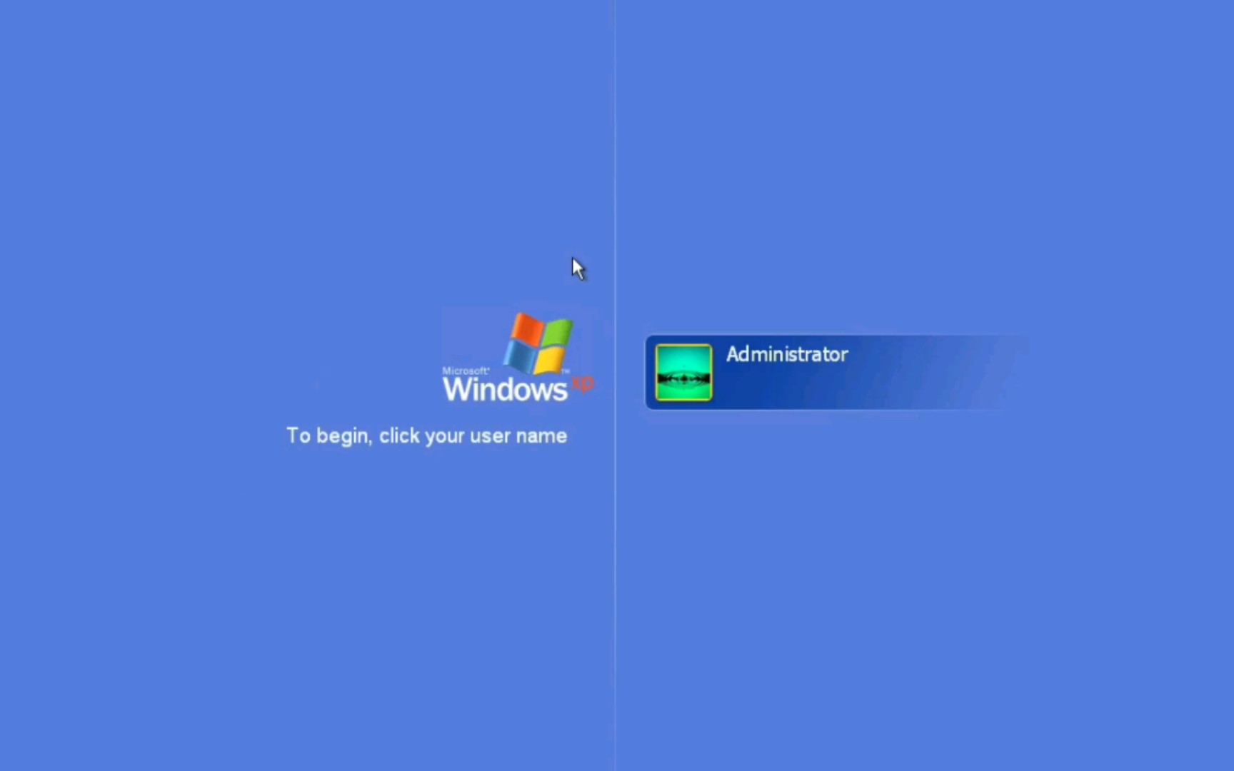 会飘的登录界面—windows xp build 2474