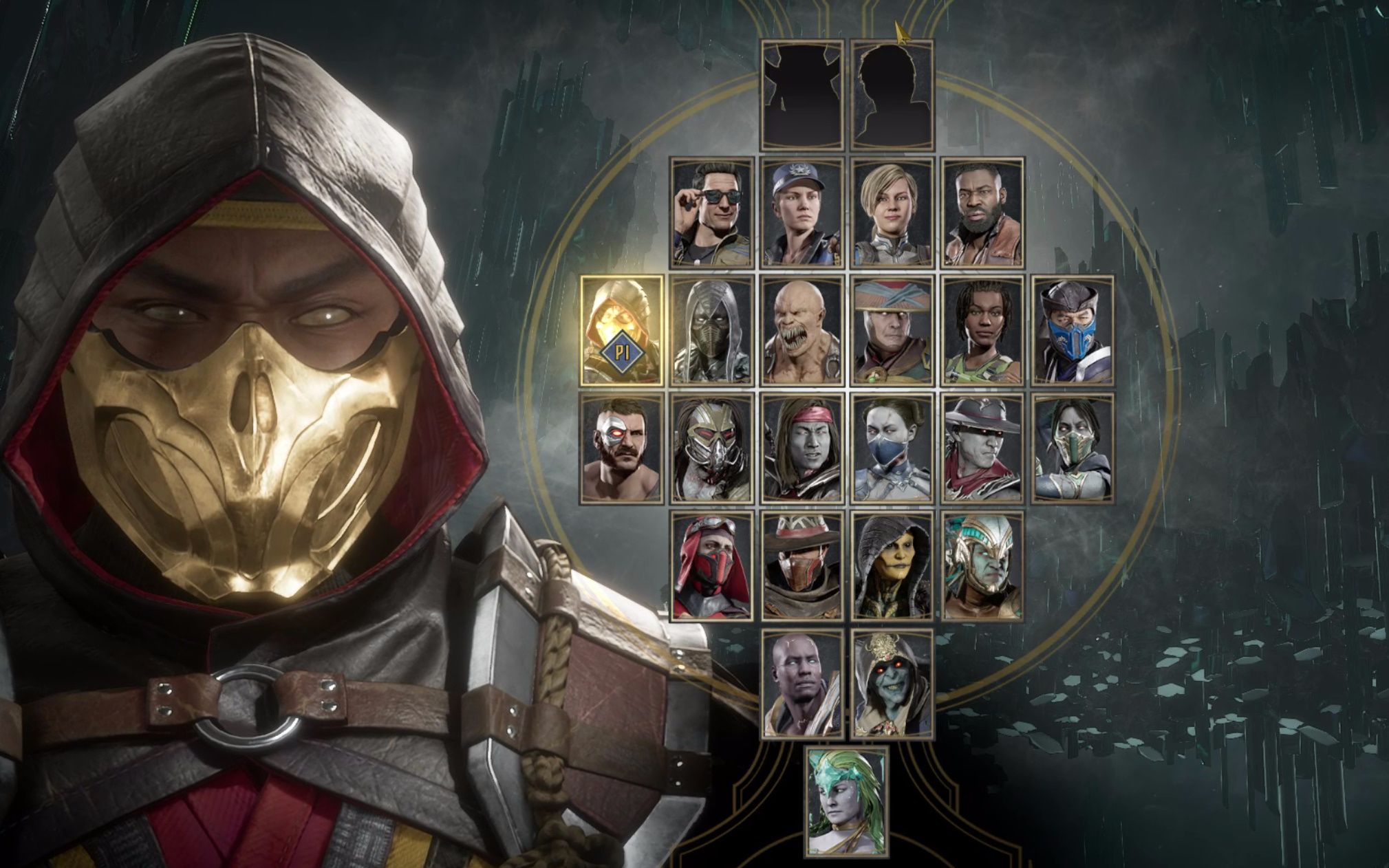 光明星耀真人快打11为200粉而庆祝的scorpion蝎子