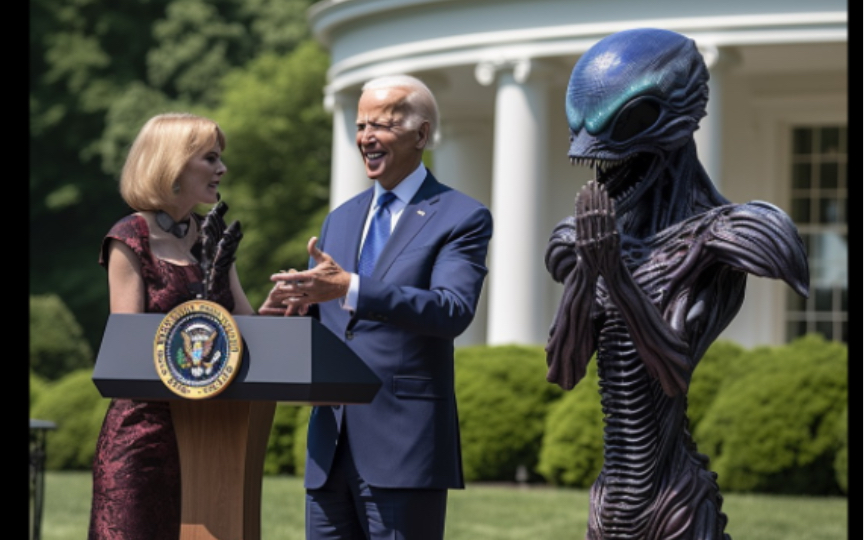 震惊!拜登和外星人真的接触了,你知道吗?