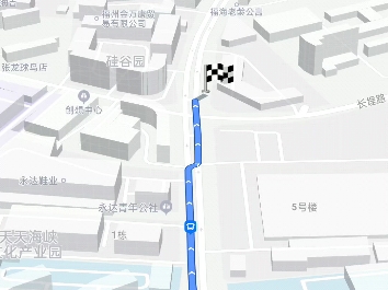 高德地图标准女中音导航演示
