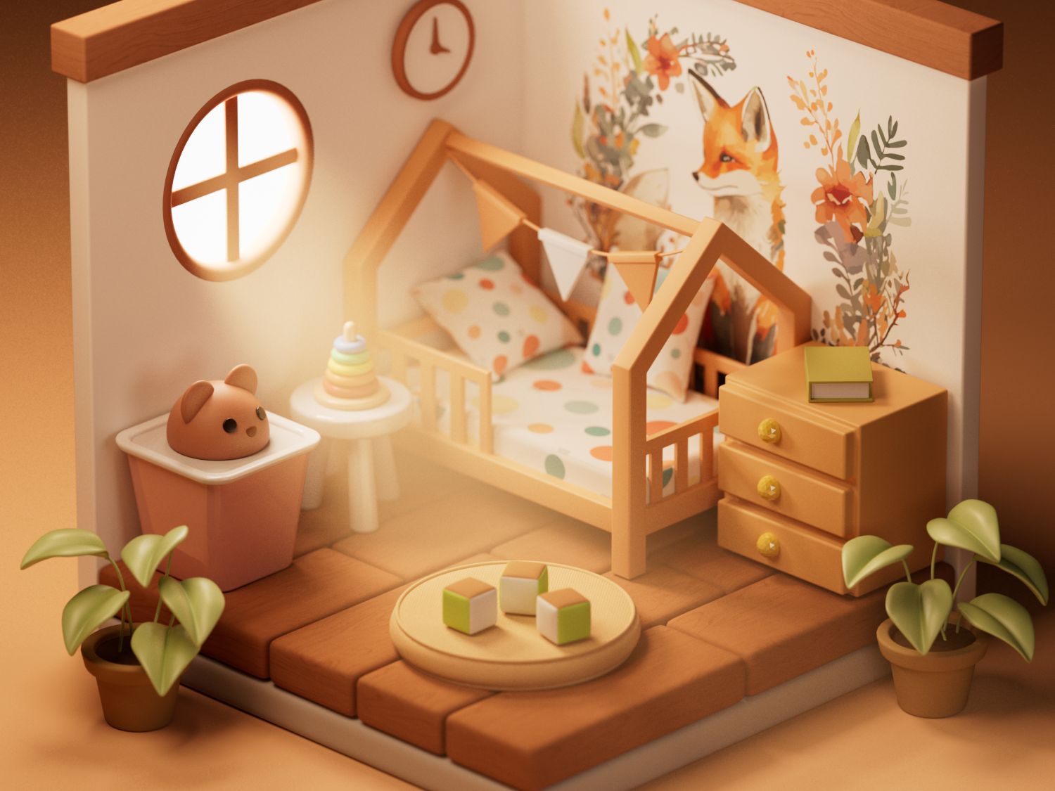 c4d教程 c4d场景建模教程01