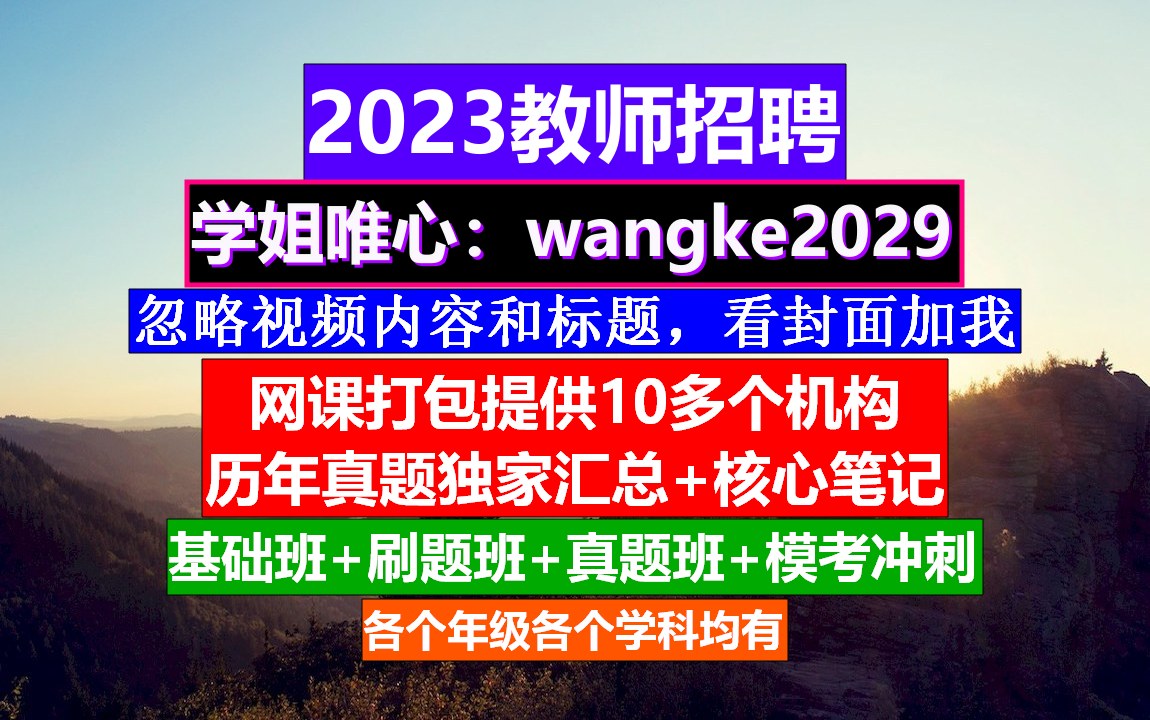 23年教师招聘小学思想品德,教师招聘什么网课比较好,教招网课资源哔哩哔哩bilibili