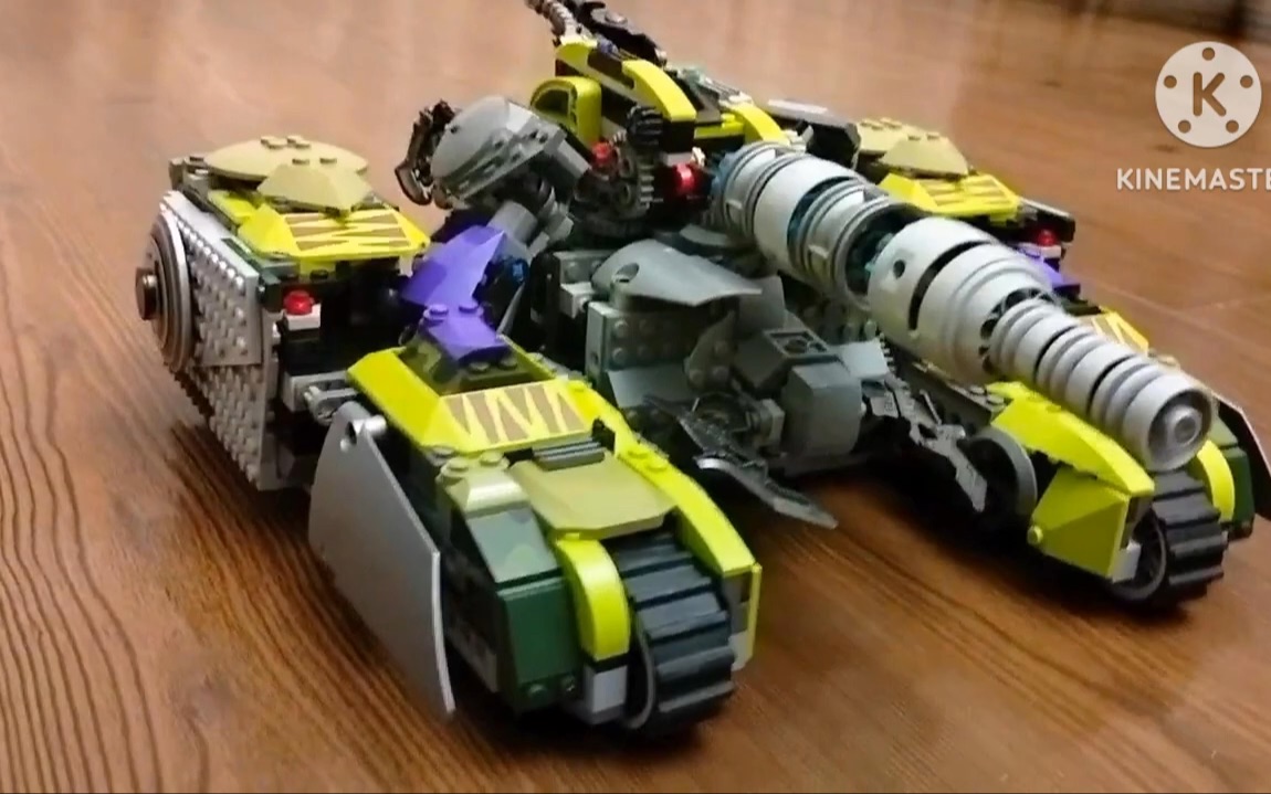 乐高变形金刚 a版威震天变形过程