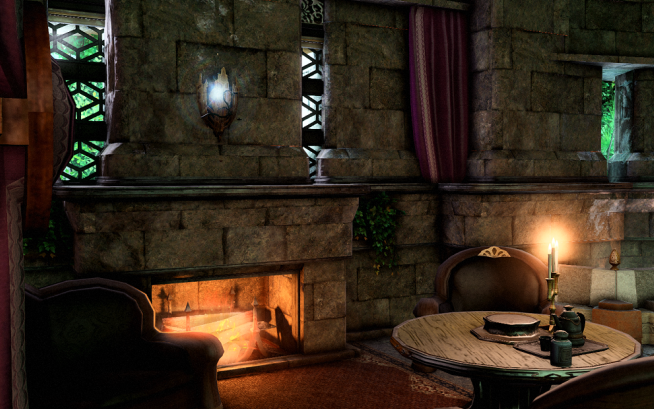 【ff14装修】| s房 | 斯莱特林公共休息室