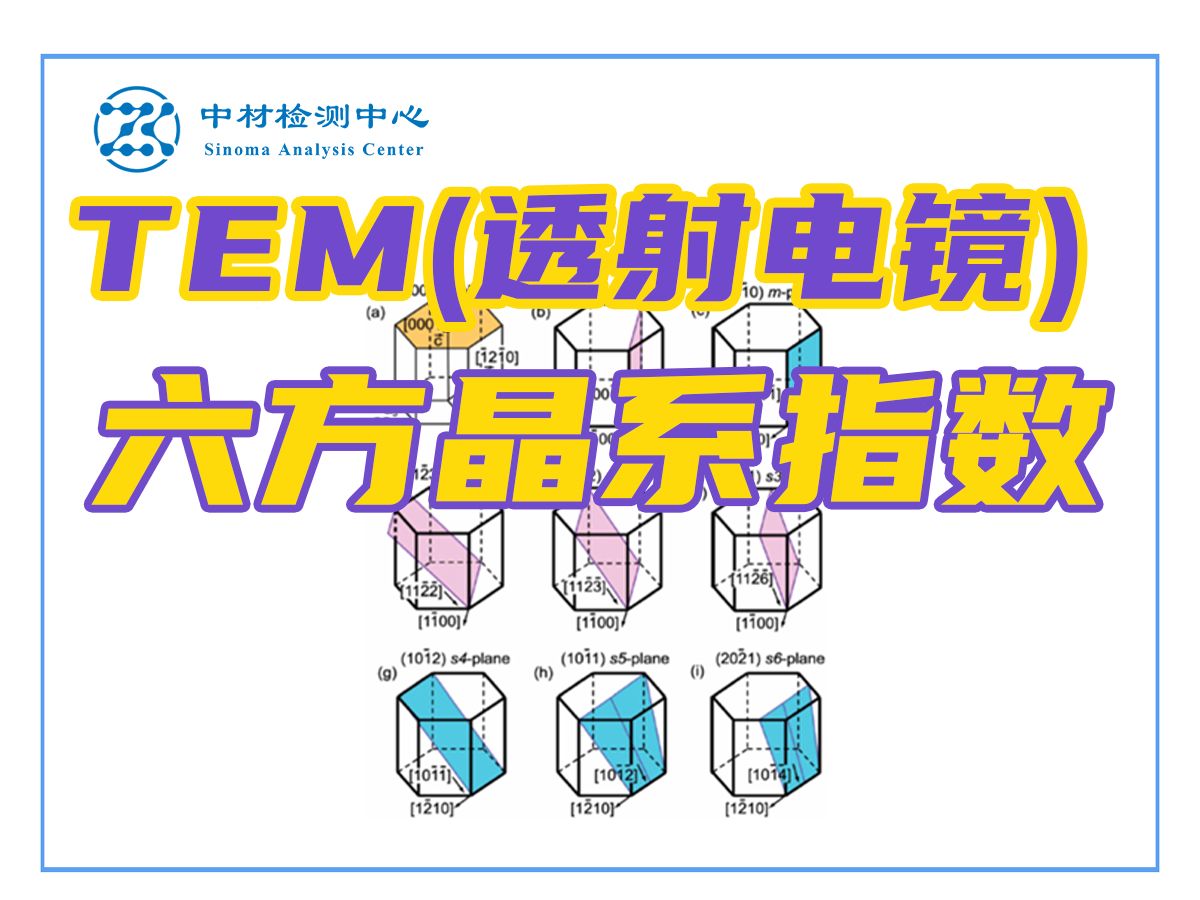 六方晶系指数——TEM测试(透射电镜)基础知识哔哩哔哩bilibili