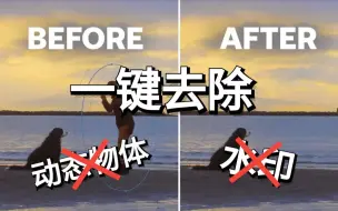 Download Video: 【ae】一键去除视频水印、动态物体！自动跟踪移动物体或水印！大神小白都适用！