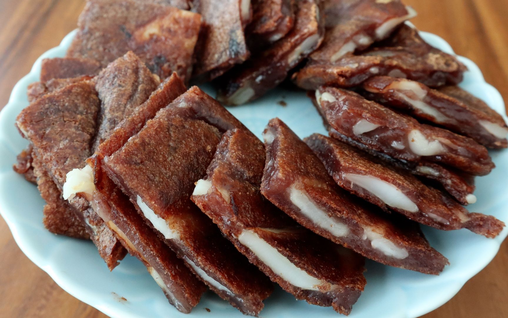 泰式糍粑 外脆内软 泰国大城府传统点心 软椰肉煎饼 简易甜点 khanom