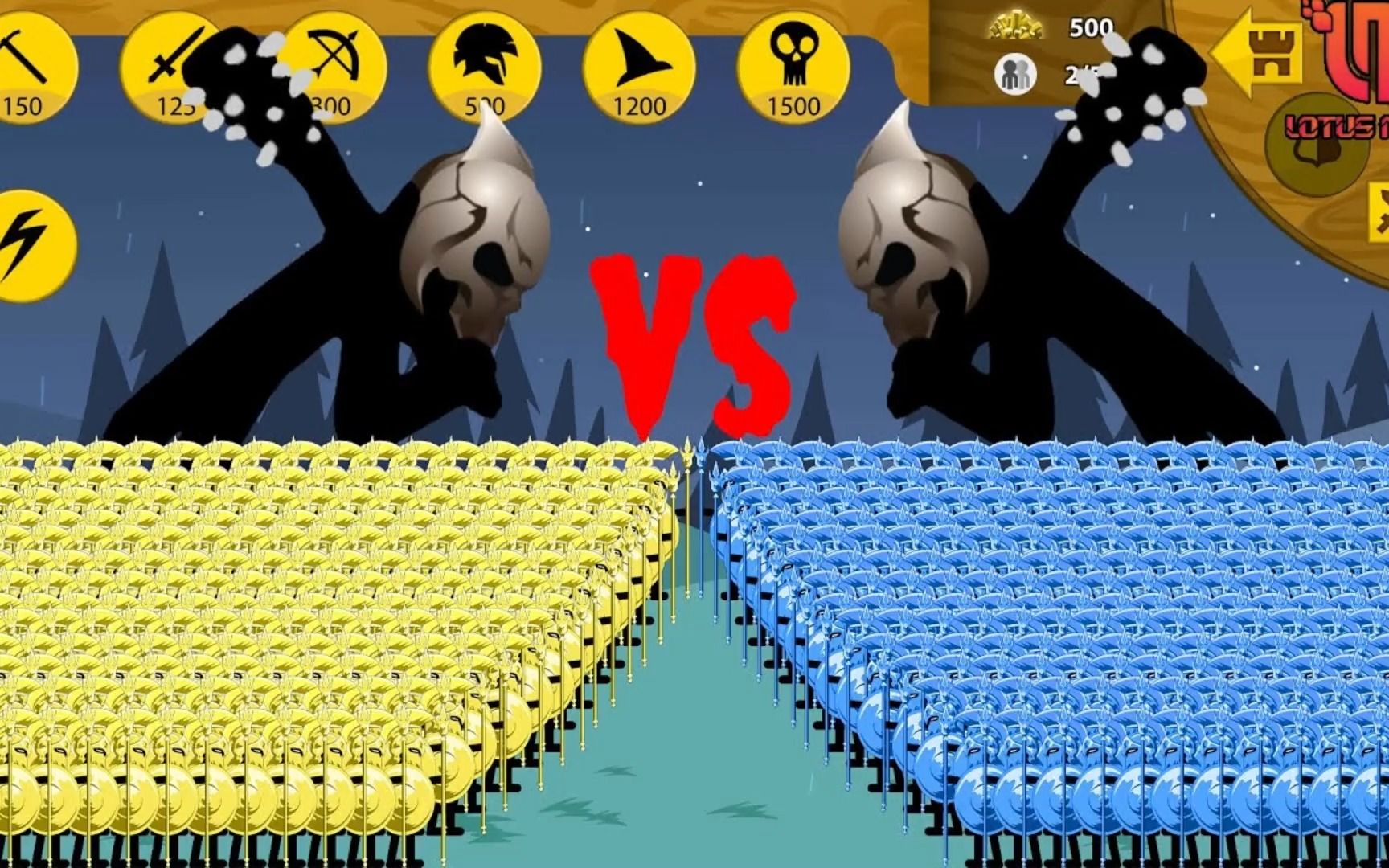 火柴人战争遗产:黄金射手狮鹫大帝合体冲锋!能否秒杀金甲大帝?