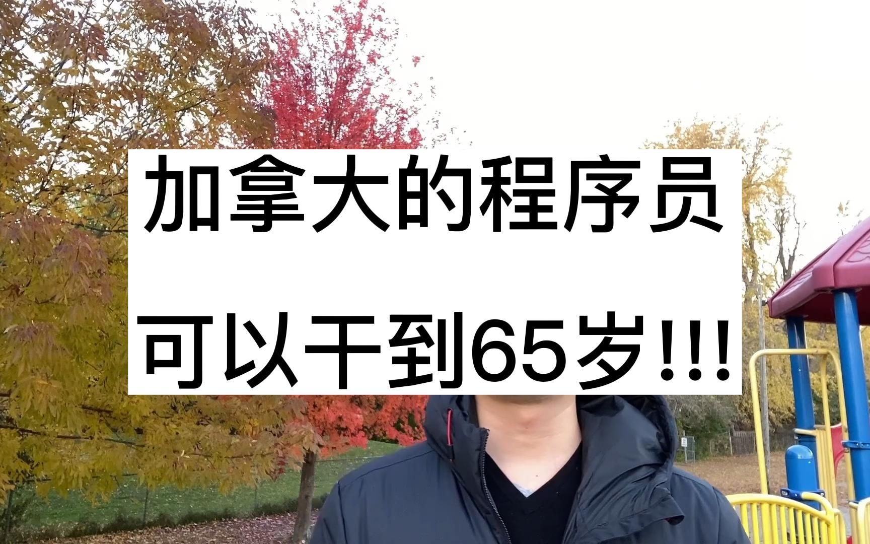 加拿大的程序员可以干到多少岁?也是青春饭么?35岁要失业么?哔哩哔哩bilibili