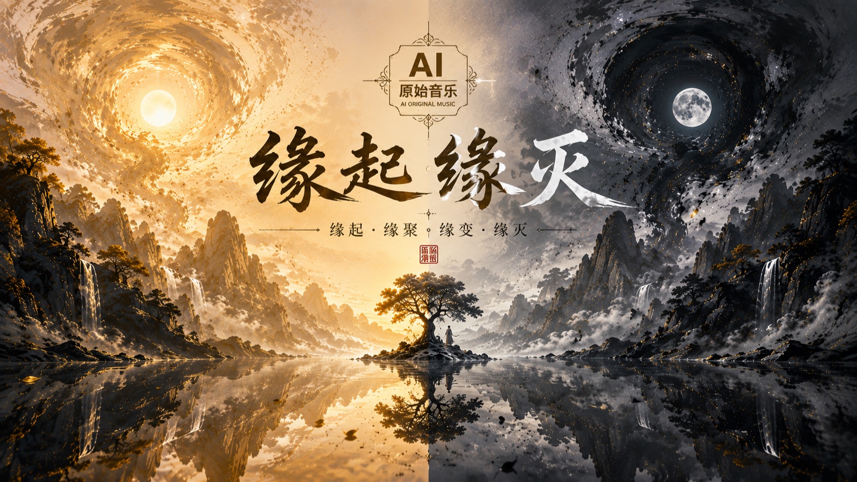 《缘起缘灭》｜缘起 · 缘聚 · 缘变 · 缘灭｜东方哲思 New Age 世界音乐