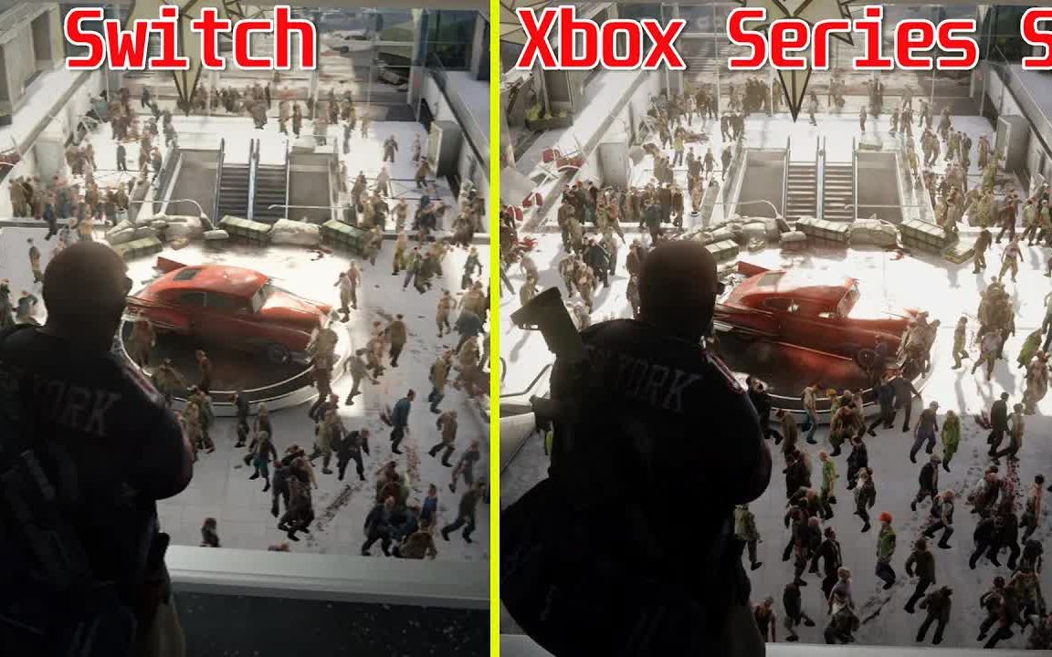 [图]World War Z Nintendo Switch 与 Xbox Series S 图形比较